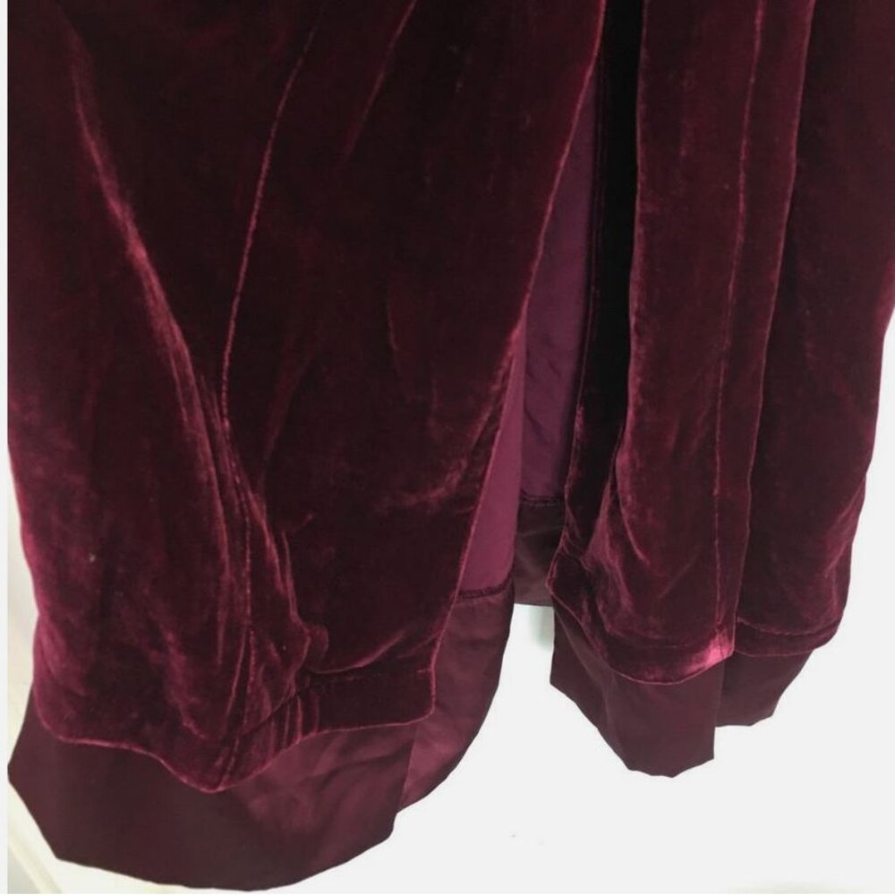 Cabernet Velvet Silk Robe M New - Picture 4 of 9